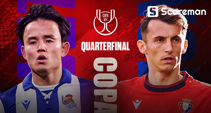 1월14일 코파델레이 - 레알소시에다드 VS 오사수나 해외축구 분석 프리뷰